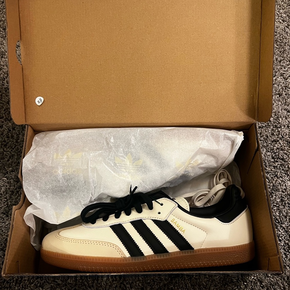 Adidas Samba Classic Shoes - Black and White